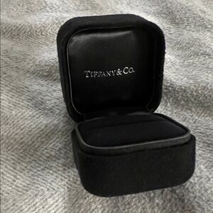 Tiffany & Co. Black Velvet Jewelry Box